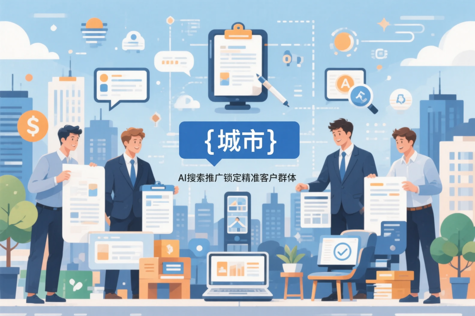 荆门公司如何用AI搜索推广锁定精准客户群体