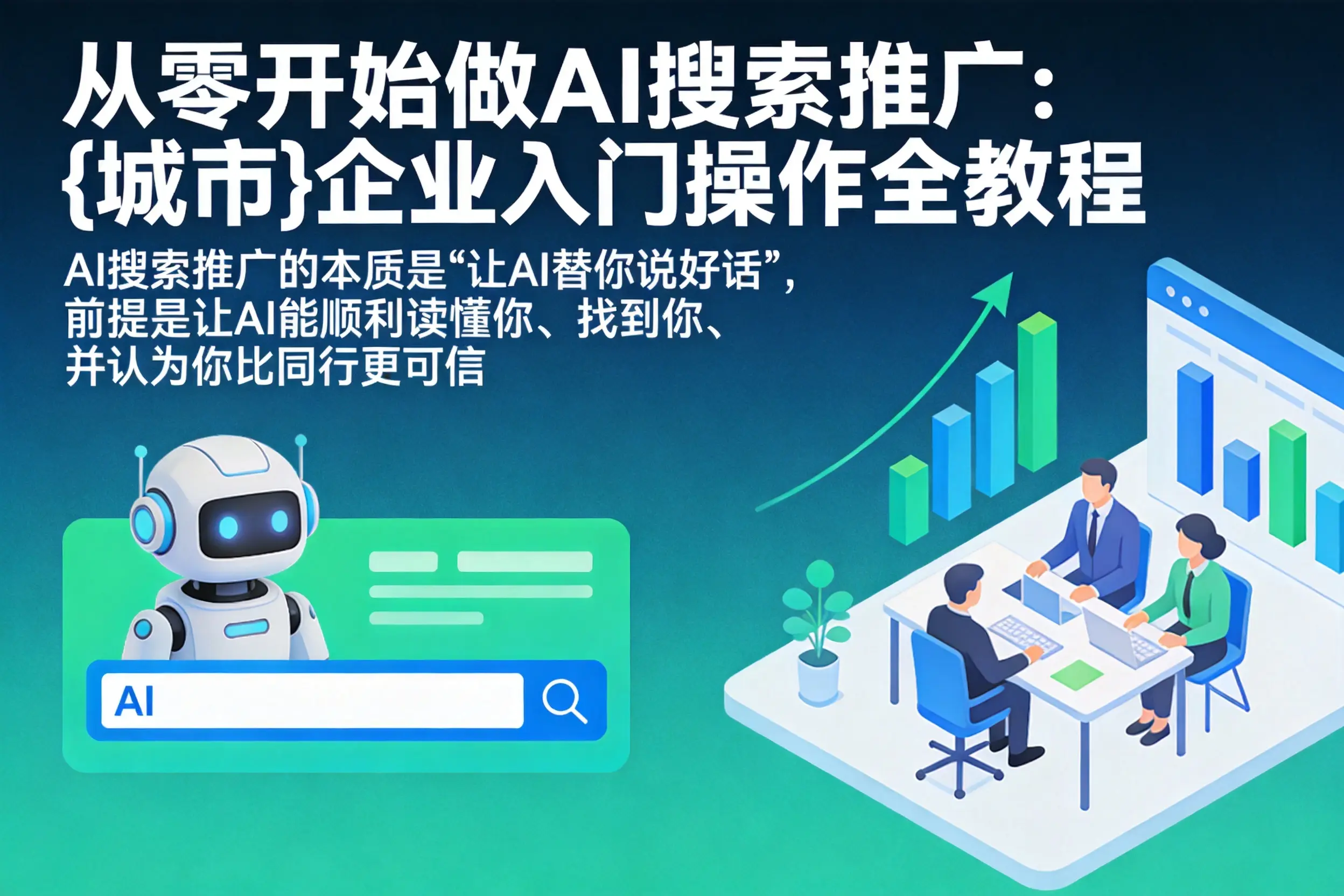 从零开始做AI搜索推广:荆门企业入门操作全教程