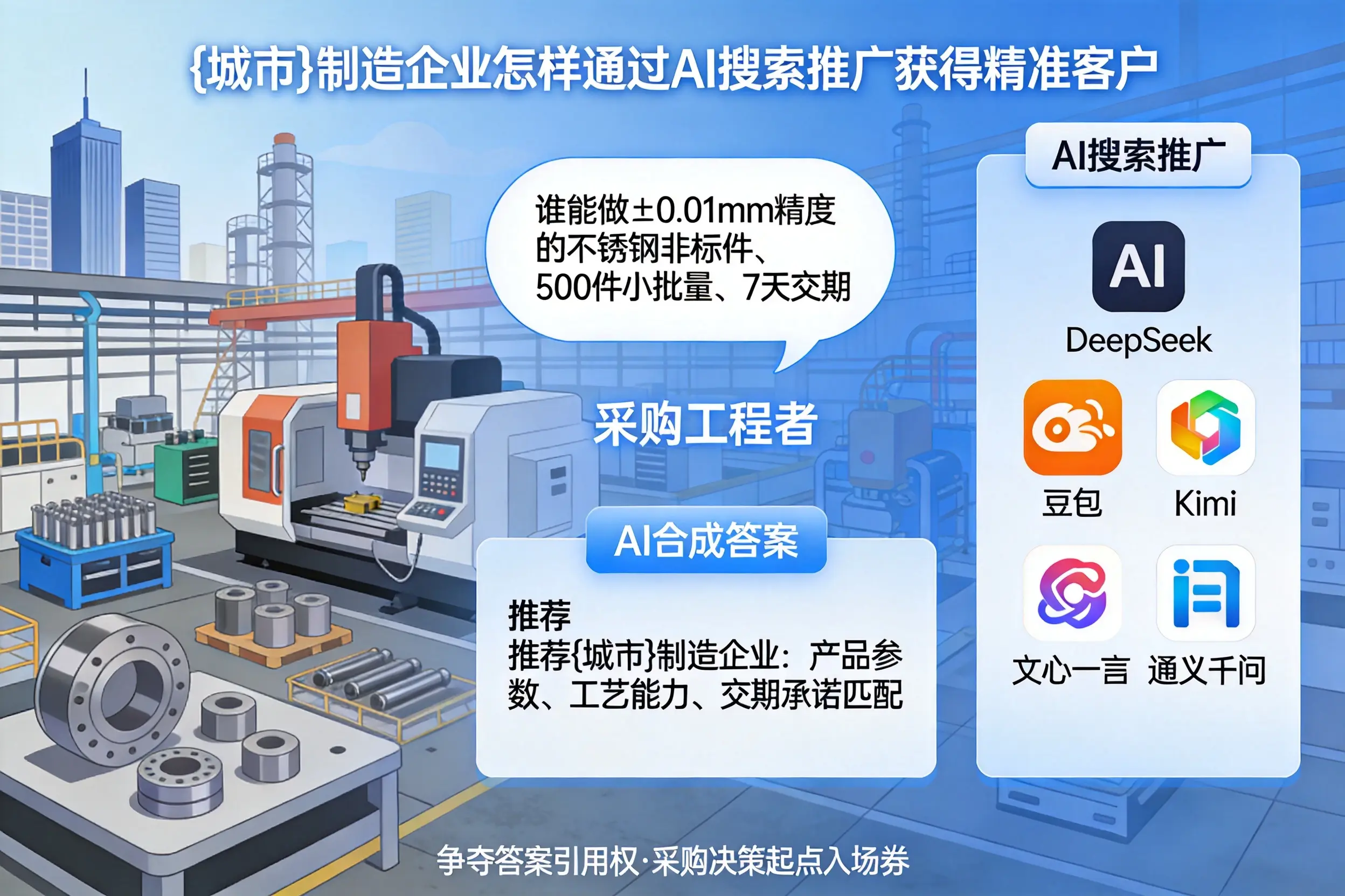 荆门制造企业怎样通过AI搜索推广获得精准客户