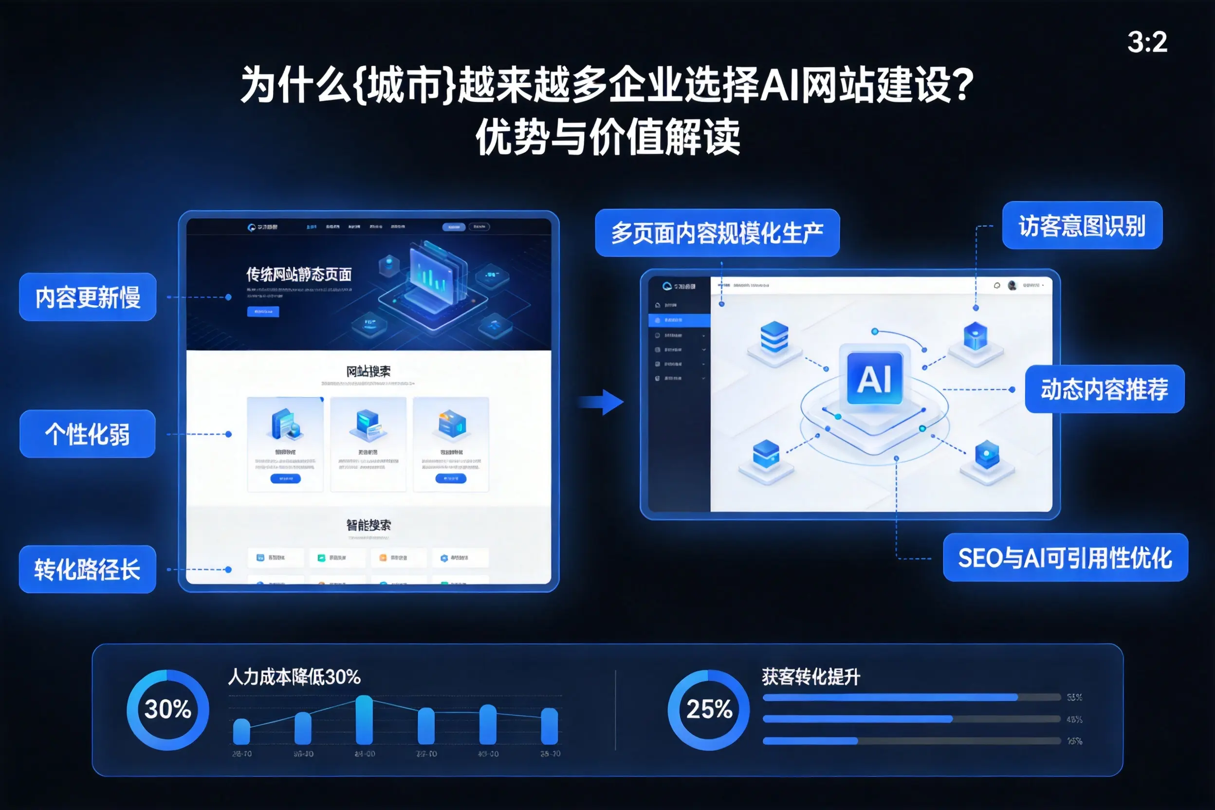为什么荆门越来越多企业选择AI网站建设？优势与价值解读