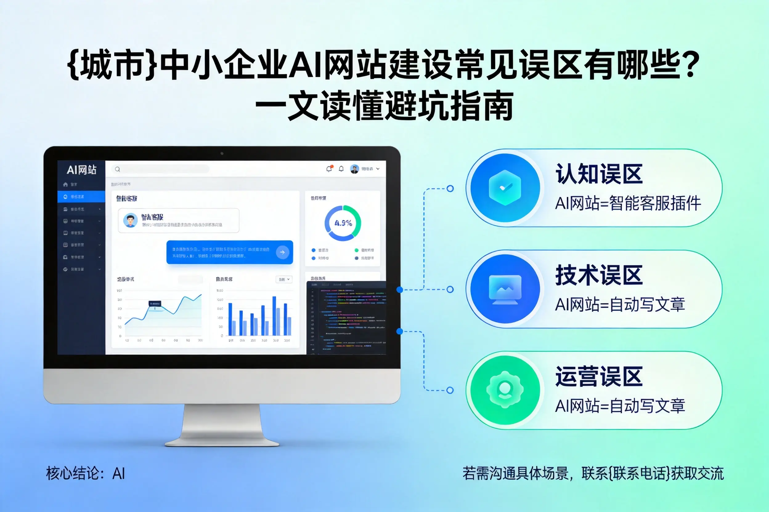 荆门中小企业AI网站建设常见误区有哪些？一文读懂避坑指南