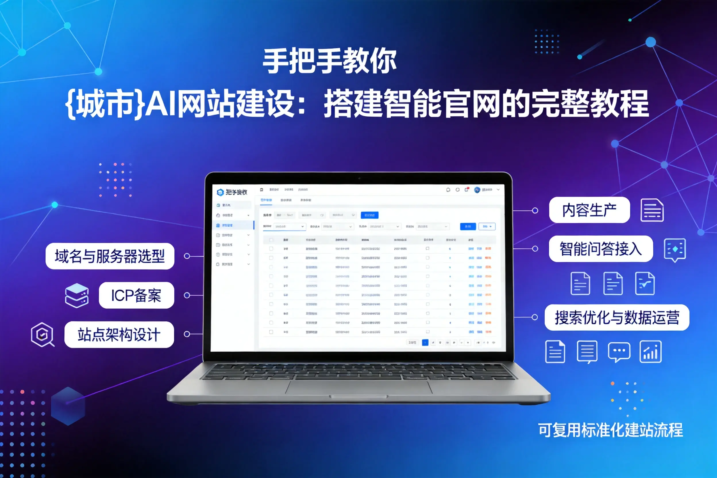 手把手教你荆门AI网站建设：搭建智能官网的完整教程